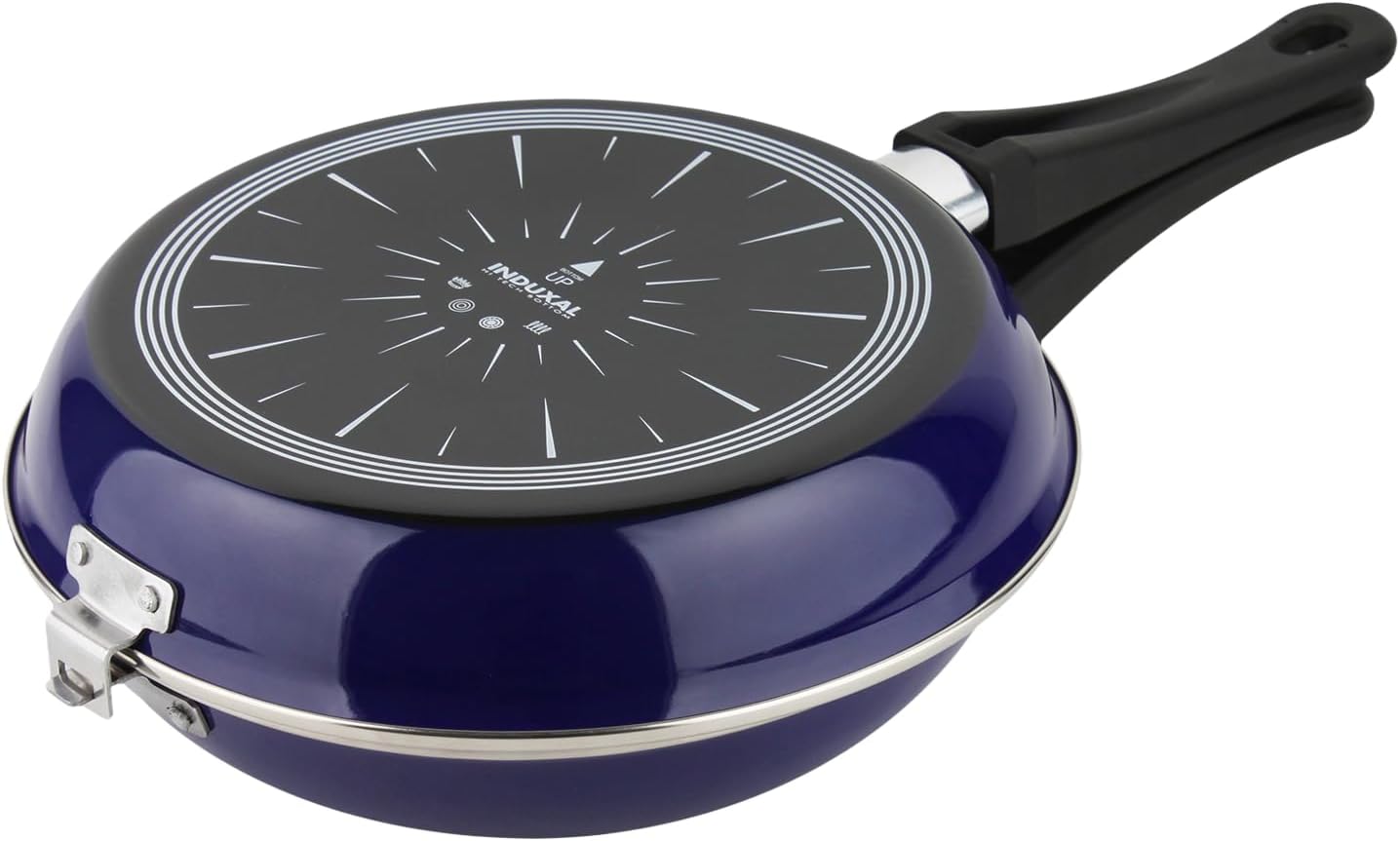 Magefesa Frittata 9.4-Inch Nonstick Double Sided Frying Pan, All-Stovetops Compatible, Dishwasher Safe โ Ideal for Spanish Tortilla