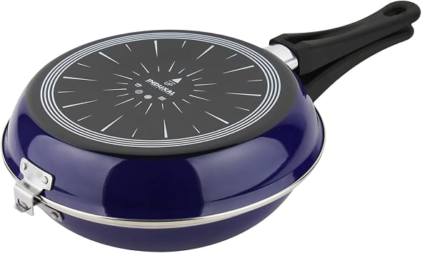 Magefesa Frittata 9.4-Inch Nonstick Double Sided Frying Pan, All-Stovetops Compatible, Dishwasher Safe Ideal for Spanish Tortilla