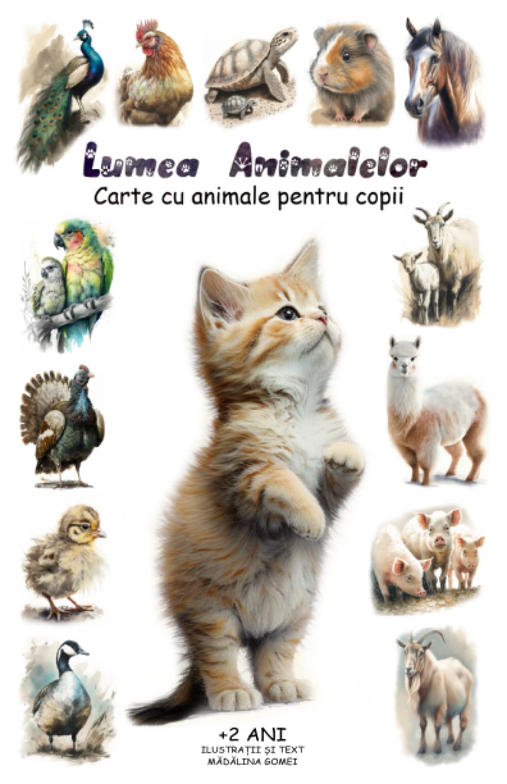 Lumea animalelor: Carte cu animale pentru copii