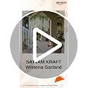 Image of SATYAM KRAFT 6 Pcs (43.2 inch) Artificial Wisteria Vine Garland | Long Silk Hanging Flowers String for Wedding Decoration Items, Shaadi Mandap, Party, Festival Event & Home Decor (White)