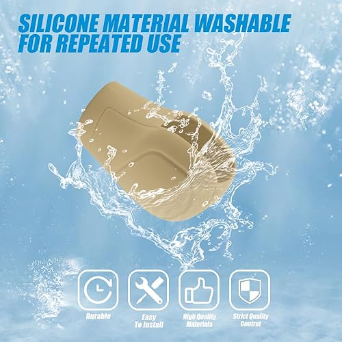 Miniatura 33 de Funda para pomo de palanca de cambios de automóvil, accesorios de protección para automóvil, protector de palanca de cambios de automóvil, funda