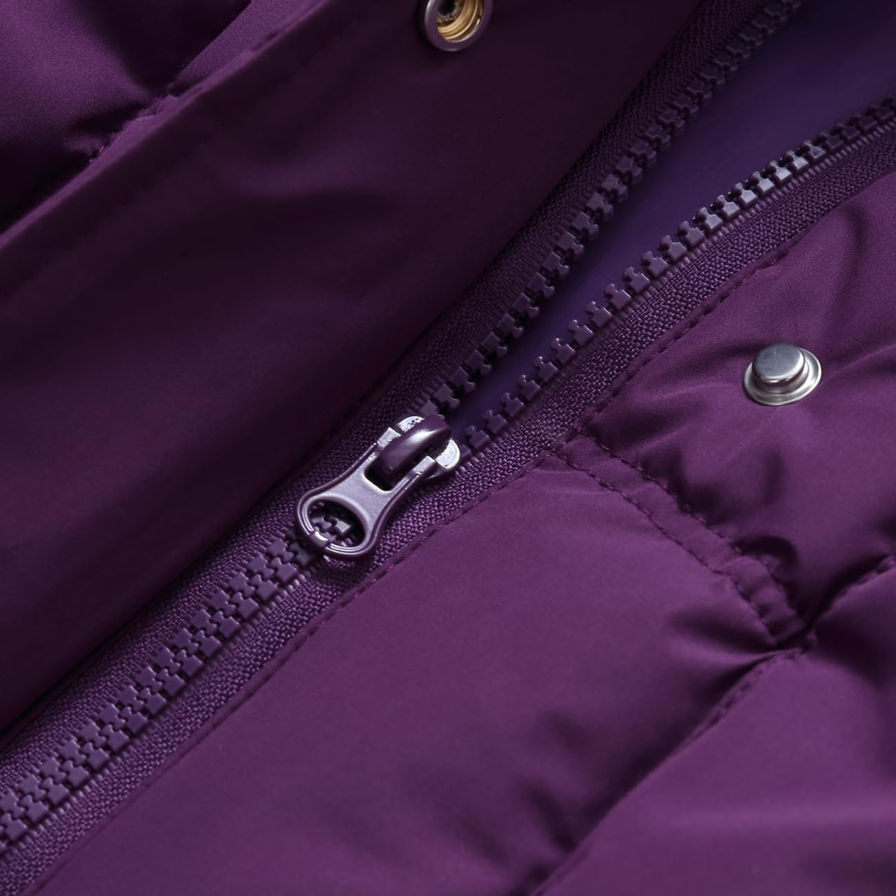 Girls Waterproof Coat Winter Parka Long Puffer Jacket Padded Hooded Snow Clothes - Image 4