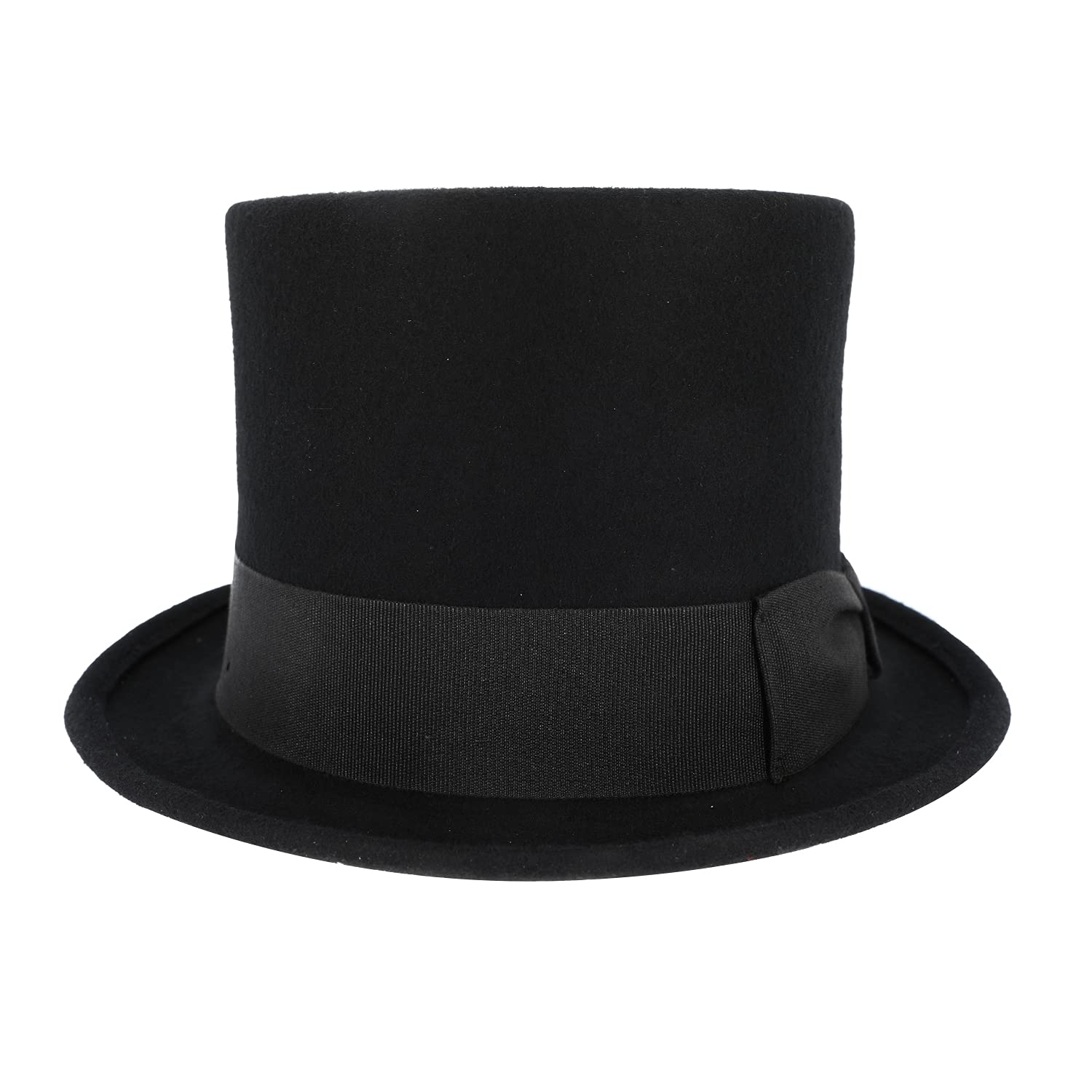 fiebig Bowler con Cinta | Sombrero de Fieltro en 100% Lana para Hombres y Mujeres | Sombrero clásico
