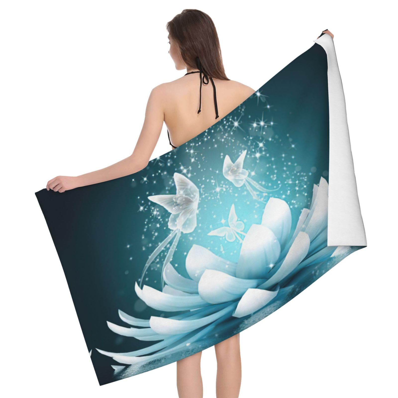 Serviette de bain microfibre à séchage rapide ultra absorbante