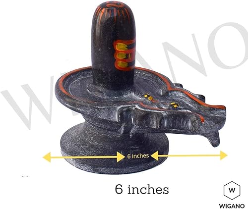 Vista 2 de Escultura de Murti-Shiv Ling Idol Murti-Shiv Ling Idol Murti (6 pulgadas)