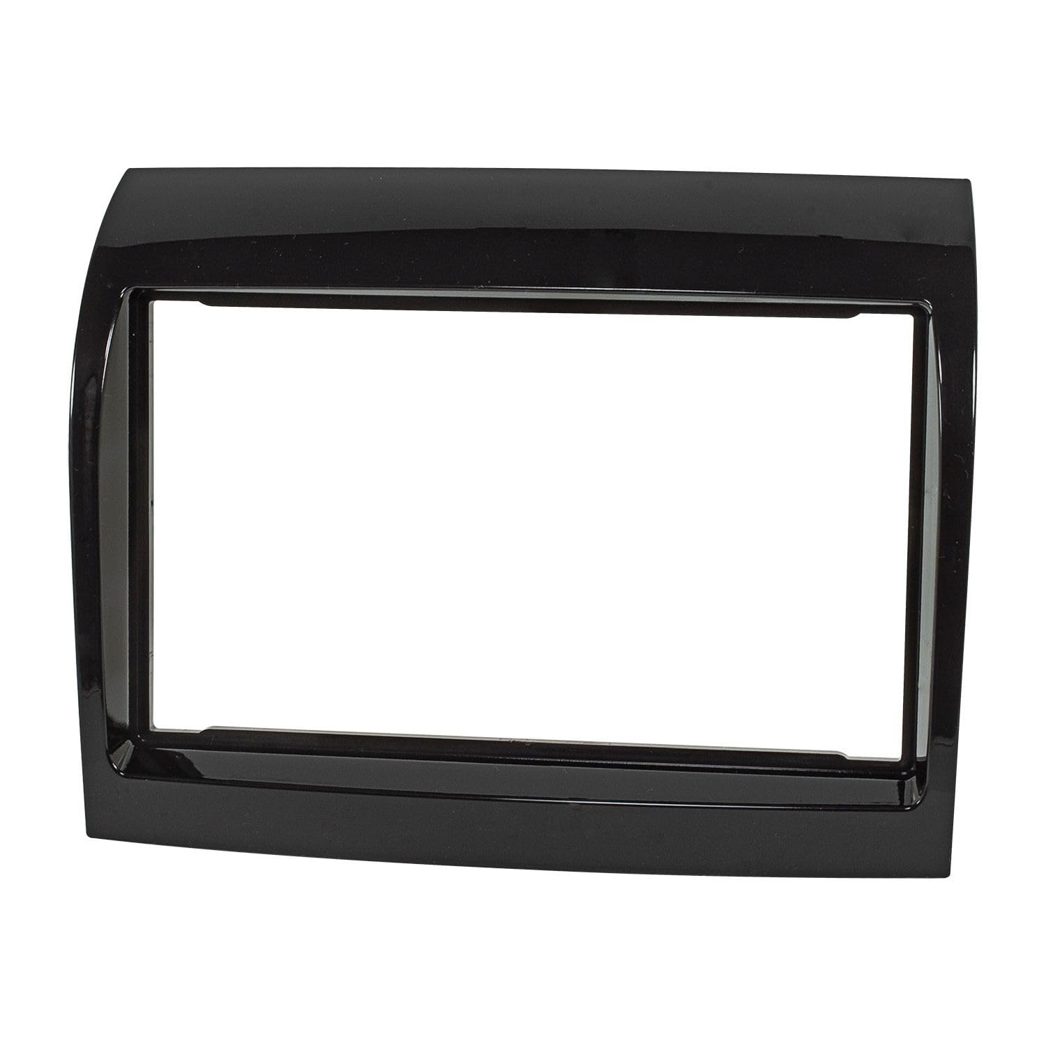 tomzz Audio 2414-051 Cornice radio doppio DIN compatibile con Fiat Ducato (250) Peugeot Boxer Citroen Jumper 2011-2014 Piano Black Lacquer