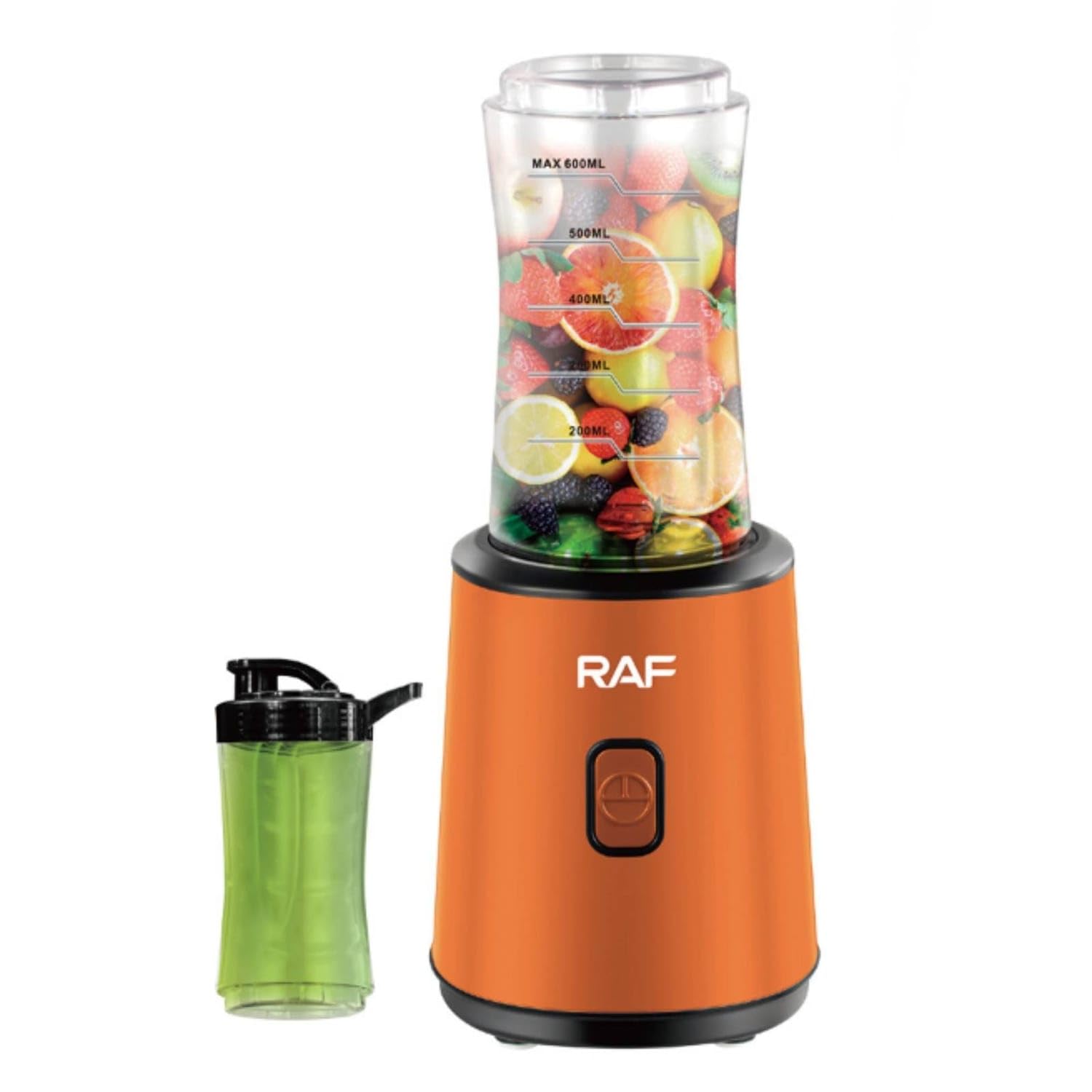 One-Button Blender with Portable Cup Compact Blender with to-Go Cups Clear Smoothie Maker Electric for Commuters, Students, Dorm Room, Office, Orange-image-21