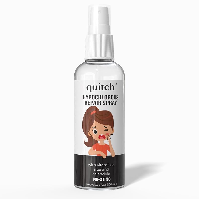 quitch Spray Facial e Corporal com Ácido Hipocloroso, Tamanho para Viagem