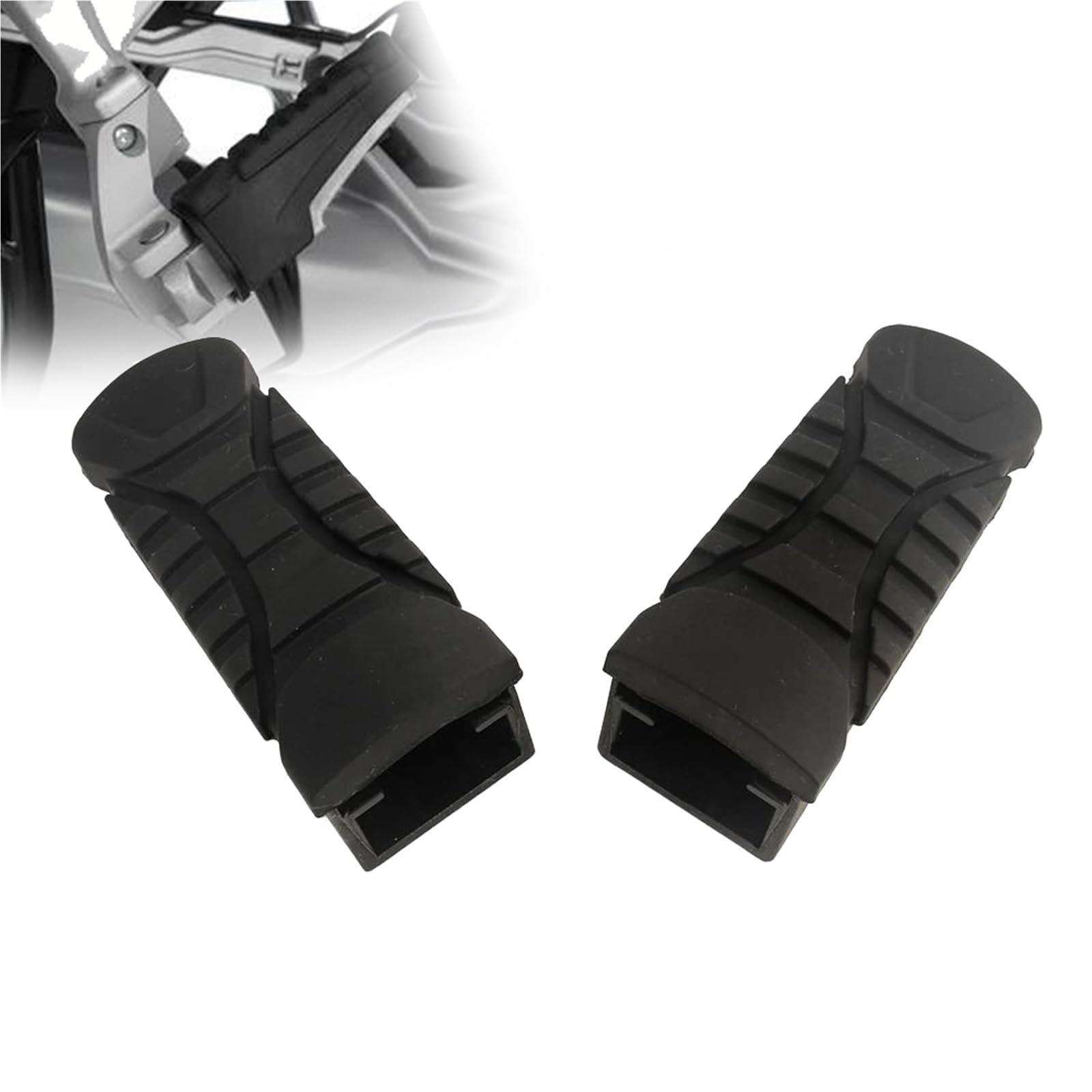 Repose-pieds arrière noir pour moto R1250GS et R1200GS Adventure