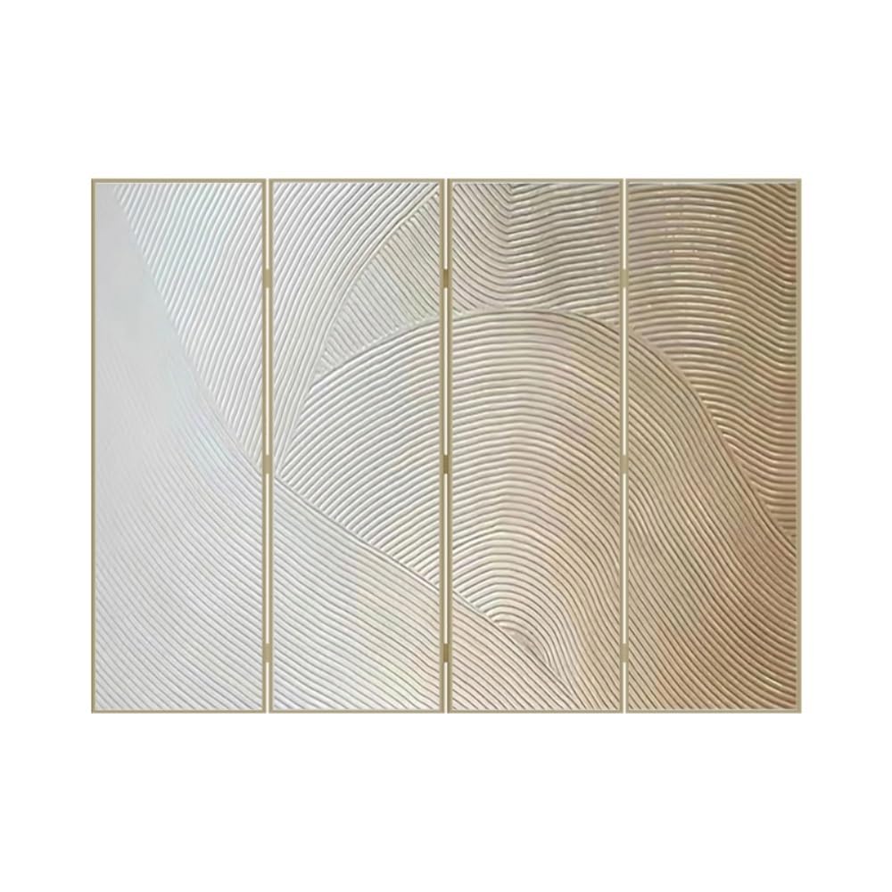 Privacy Screen Floor-standing Screen Decoration Living Room Restaurant Entrance Folding Partition Foldable Background Wall Room Divider