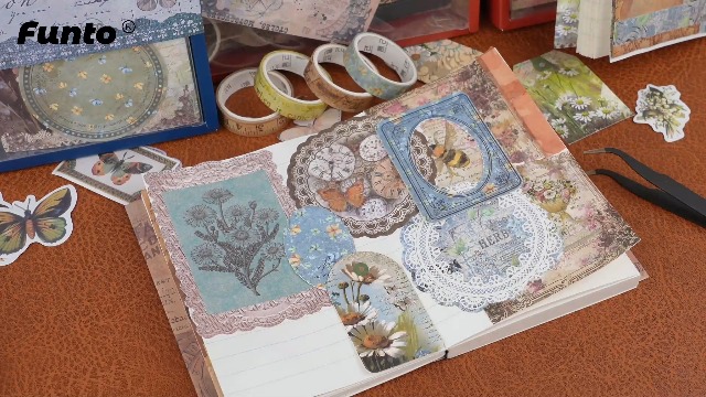 Artemio Scrapbooking Papier Set 10 Stück - Rot, 30,5x30,5 Cm, Leinenstruktur Für Bastelprojekte