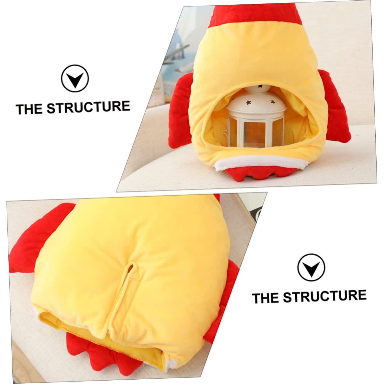 SOIMISS 2pezzi Cappello Decorativo Per Feste Accessorio Divertente Per Costumi e Foto Giallo