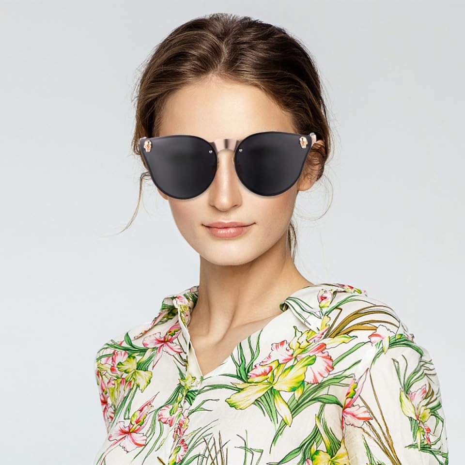 Cat Eye Womens Sun Glasses Skull Sunglasses Black Sunglasses Women Trendy Eyeglasses Creative Eyewear For Women Men - Image 7