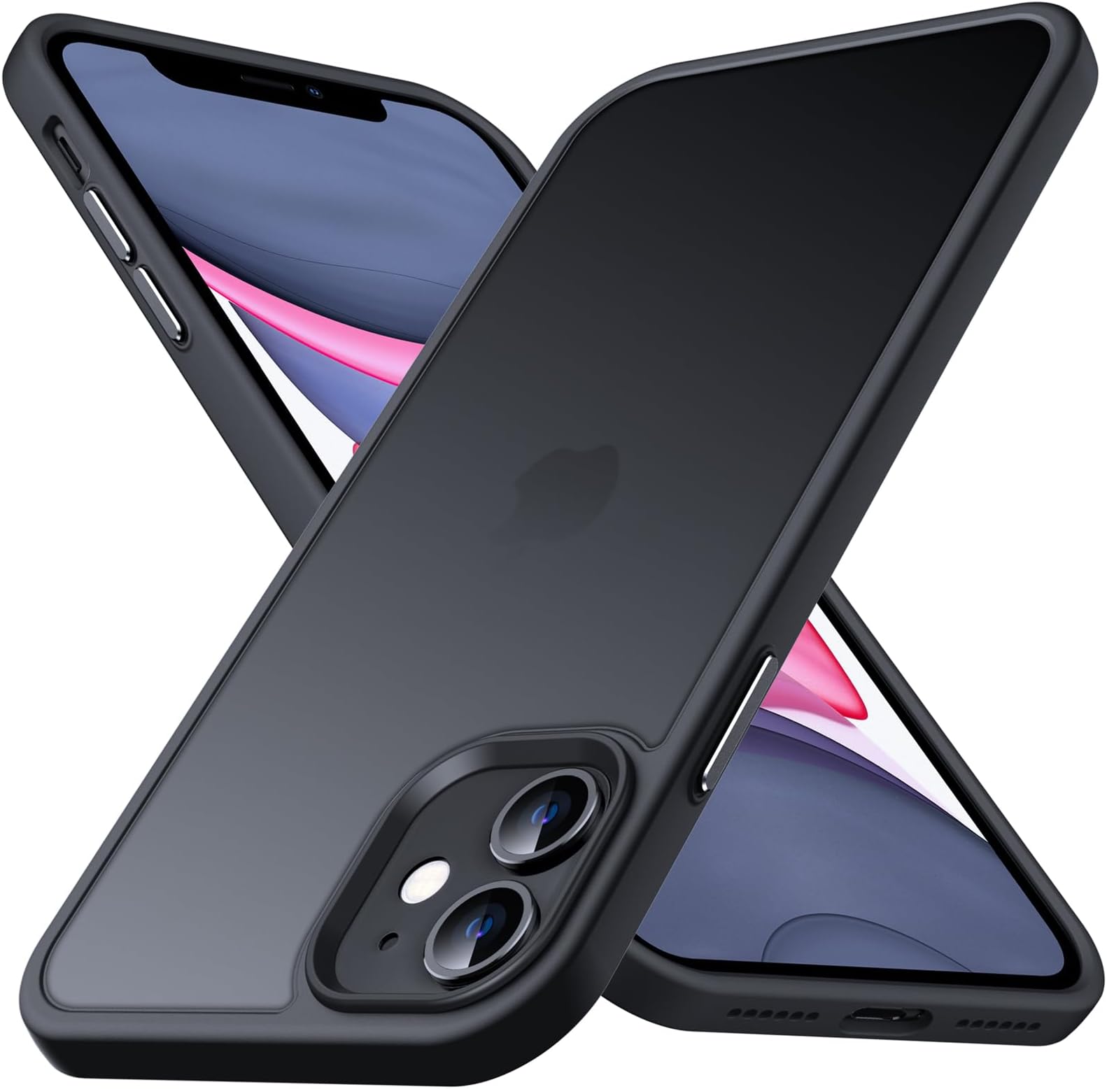 Custodia in Pelle PU per iPhone 11 Pro,Cover di Protezione per L'obiettivo della Fotocamera,PU Pelle Sottile Lusso Business Antiscivolo Grip Rugged Antiurto Pieno Protettivo Case per 11 Pro(Marrone