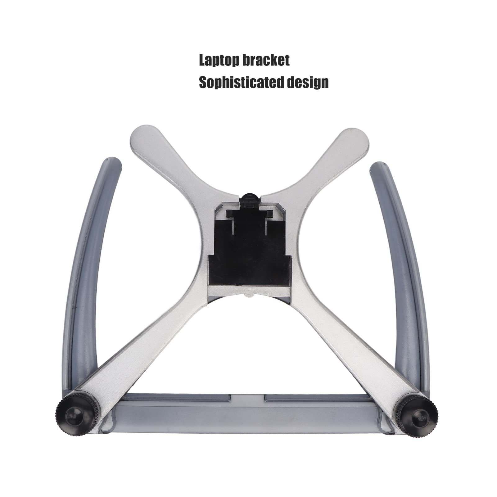 Brazo de Monitor Doble Apilable Vertical, Soporte de Monitor Doble Ajustable para Oficina en Casa, Diseño de Aleación de Aluminio Plateado, Pantalla de 32 Pulgadas