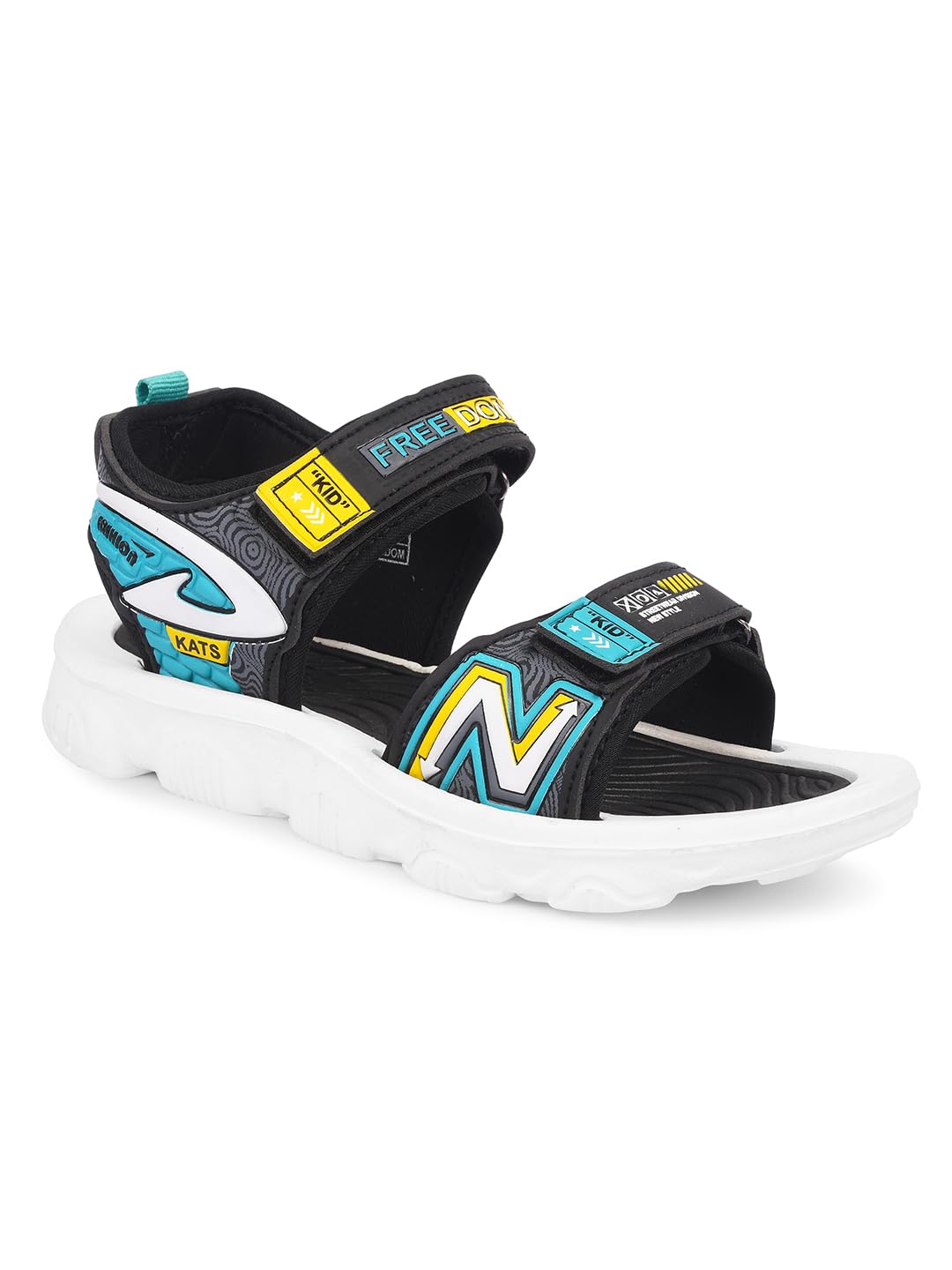 KATS Kids Printed Boys Casual Fashion Sandals -Sea Green (18 Month- 24 Month) (B0D1CMFKBX) Amazon Price History, Amazon Price Tracker