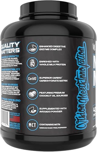 Vista 12 de VMI Sports Mayor Mass Lean Mass Gainer Proteína en polvo para ganancia muscular Polvo de proteína para ganar peso para hombres Ganador