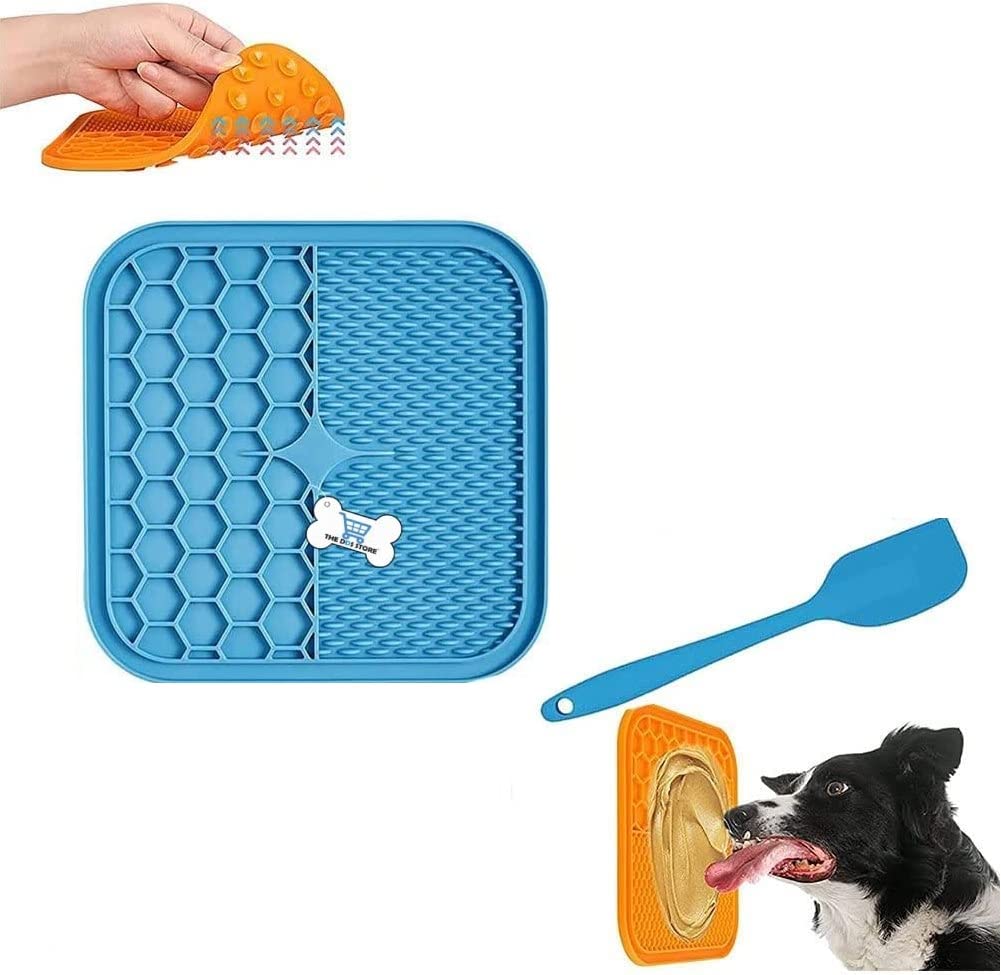 The DDS Store Licking Mat for Dogs & Cats 1 Pack with Suction Cups, Dog Peanut Butter Lick Pads for Boredom Reducer, Perfect for Bathing Grooming-Color May Vary (Large (21 x 21cm)) (B0C2KSWZRP) Amazon Price History, Amazon Price Tracker