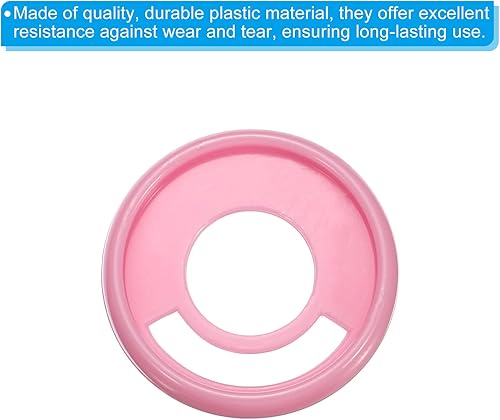 Miniatura 10 de PATIKIL Discos de encuadernación de libros de plástico de 1.102 in, paquete de 22 discos de expansión de disco para planificador de cuadernos de