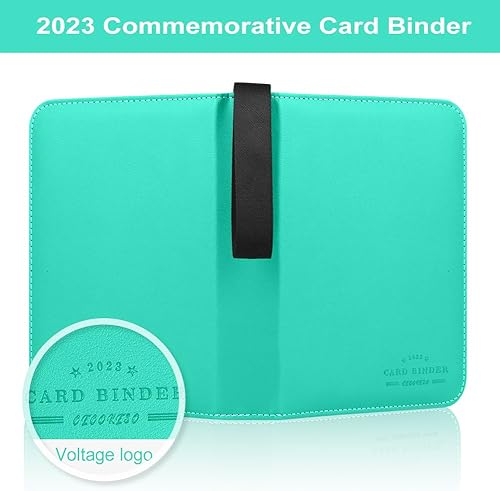 Miniatura 3 de CECOKESO Carpeta de tarjetas de béisbol, carpeta de accesorios para tarjetas coleccionables de 4 bolsillos, carpeta de tarjetas deportivas de 400