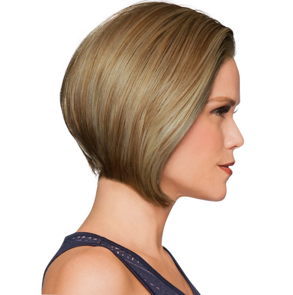 GABOR Opulence Chin-Length Modern Page Wig by Hairuwear, Average Cap, GL15-26SS Buttered Toast