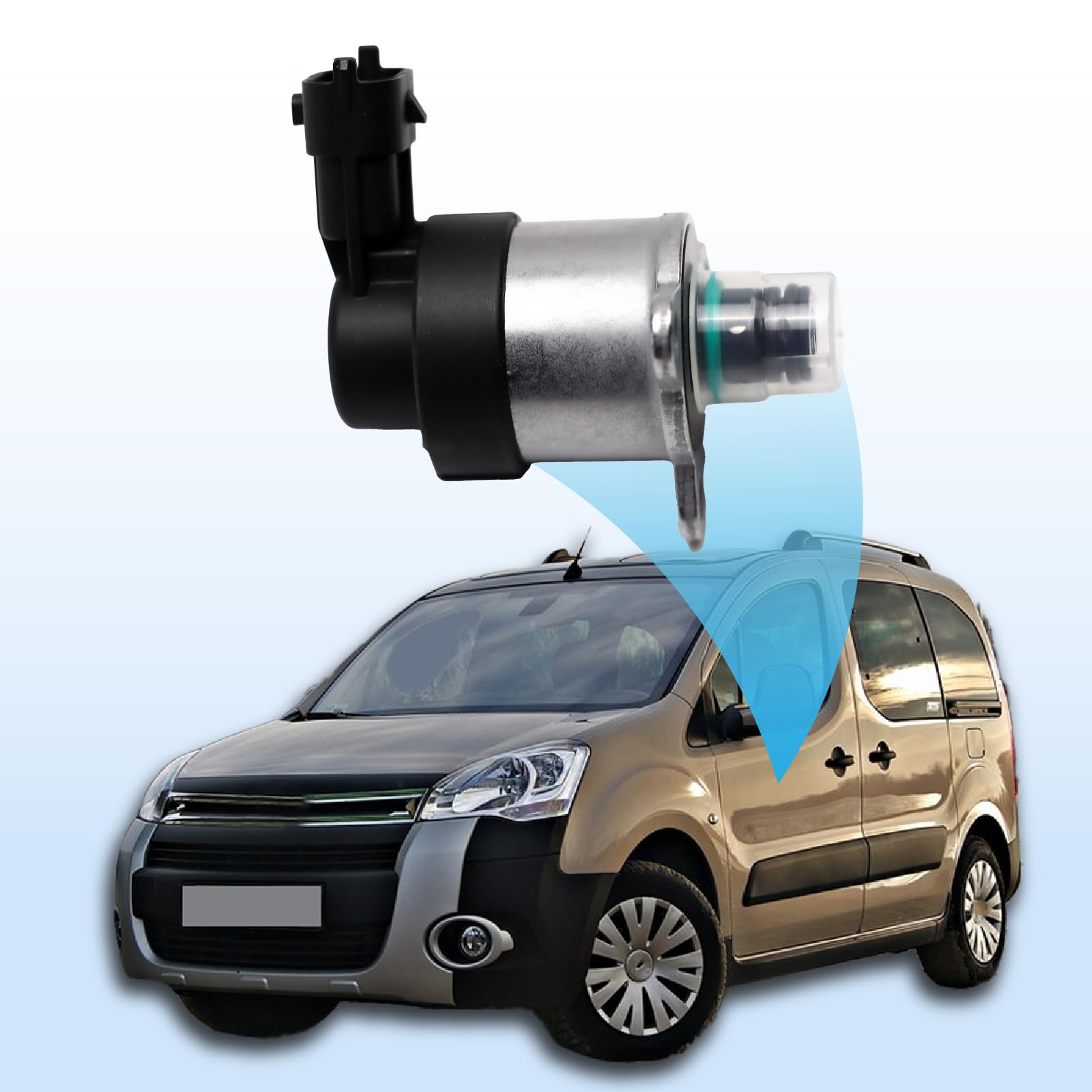 Valve Régulateur Pression Capteur D'huile Pression Carburant 1634149380 pour 206 1.6 HDi 207 1.4 HDi Berlingo 1.6 HDi 1920HT