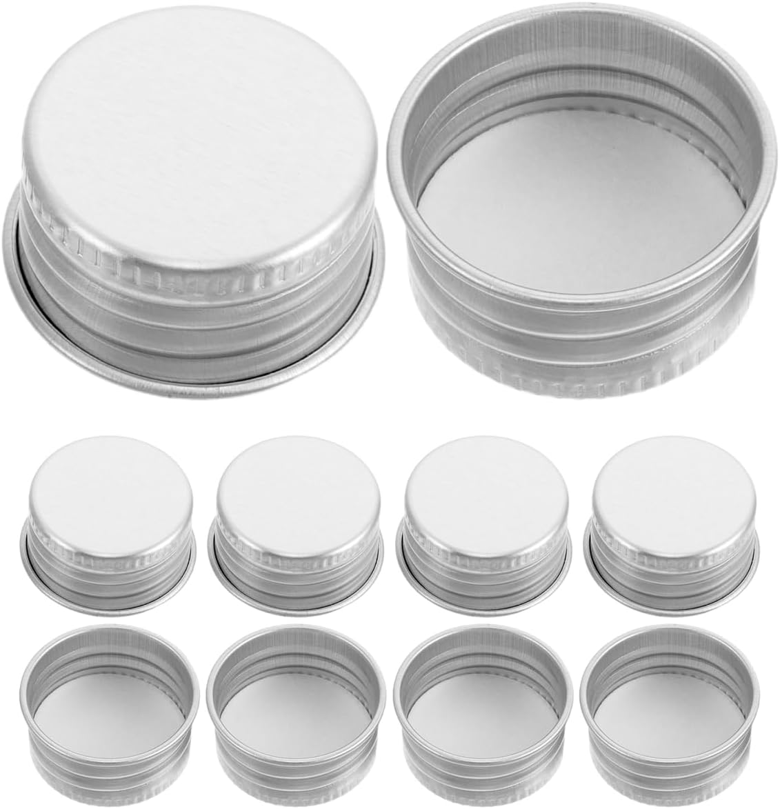 Amazon.com: PRETYZOOM Premium Aluminum Screw Top Caps 50Pcs - Leak ...
