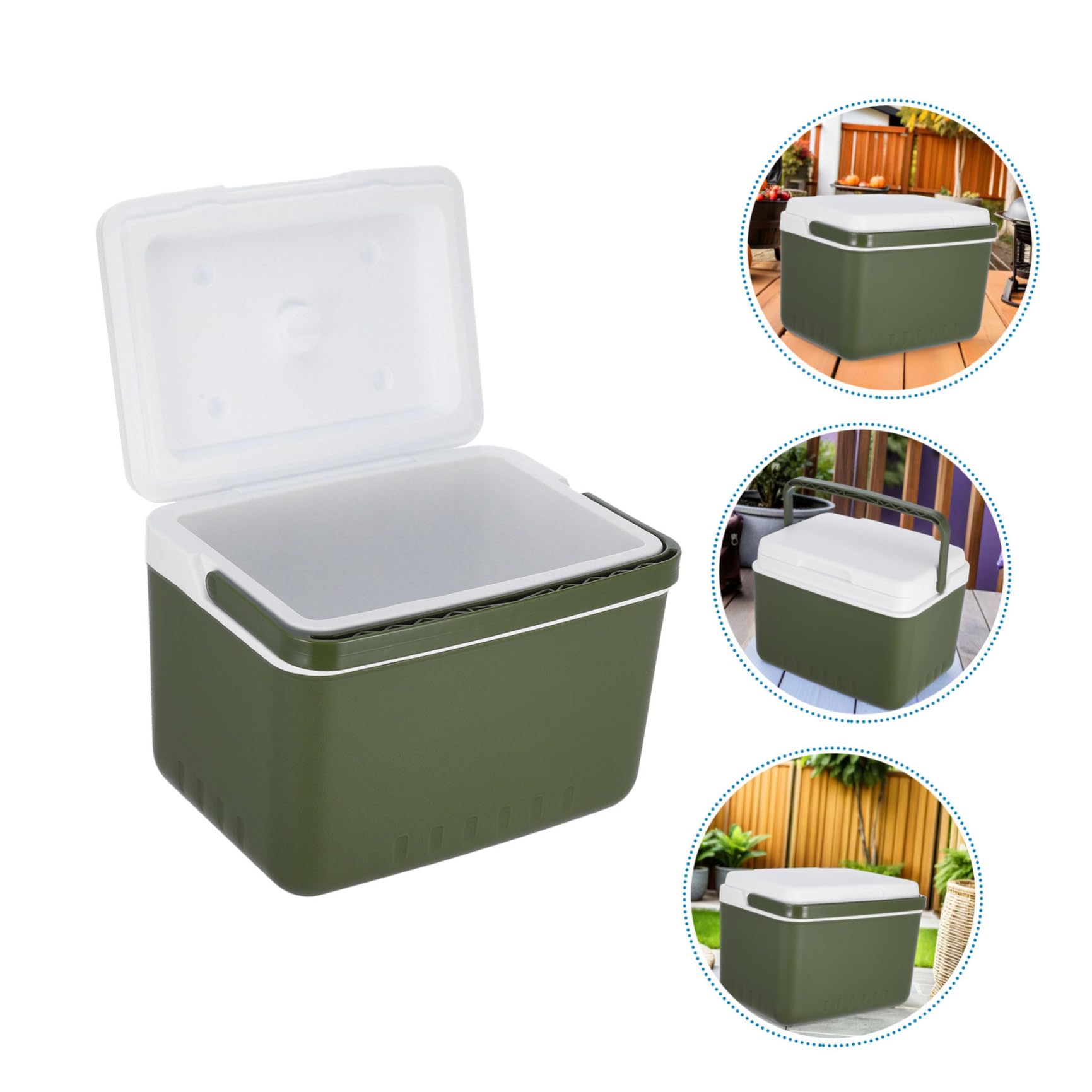 Glacière Isotherme Portable Isolation Longue Durée 9l pour Boissons et Snacks, Matériau PE et Polystyrène pour Pique-niques et Voyages en Plein Air