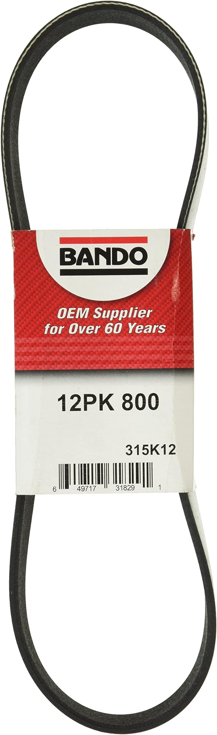 ban.do12PK800 Serpentine Belt