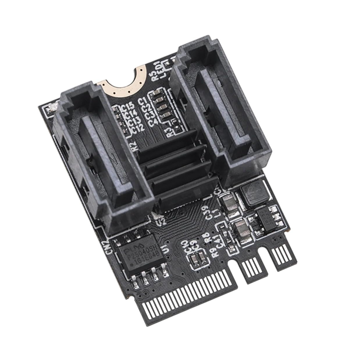 Ngff M2 Nvme to SATA3.0 Adapter 6Gbps Card Pcie Dual Sata 3.0 Converter JMB582 Chip Expansion New 2025 High for Reliable Electronic Component