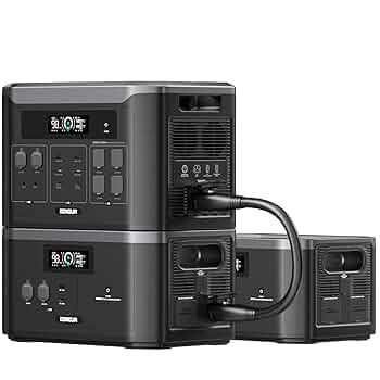 EENOUR ポータブル電源 2048Wh/640000mAh ソーラー120W Amazon.co.jp: EENOUR ポータブル電源 F4000 大容量 2048Wh