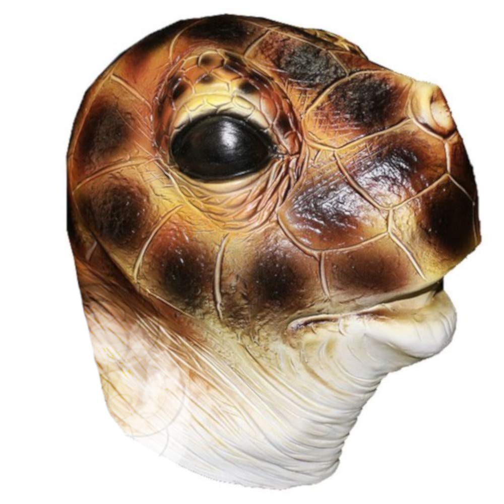 B-Creative Latex Full Head Overhead Animal Cosplay Masquerade Fancy Dress Up Carnival Mask (Sea Turtle Mask)