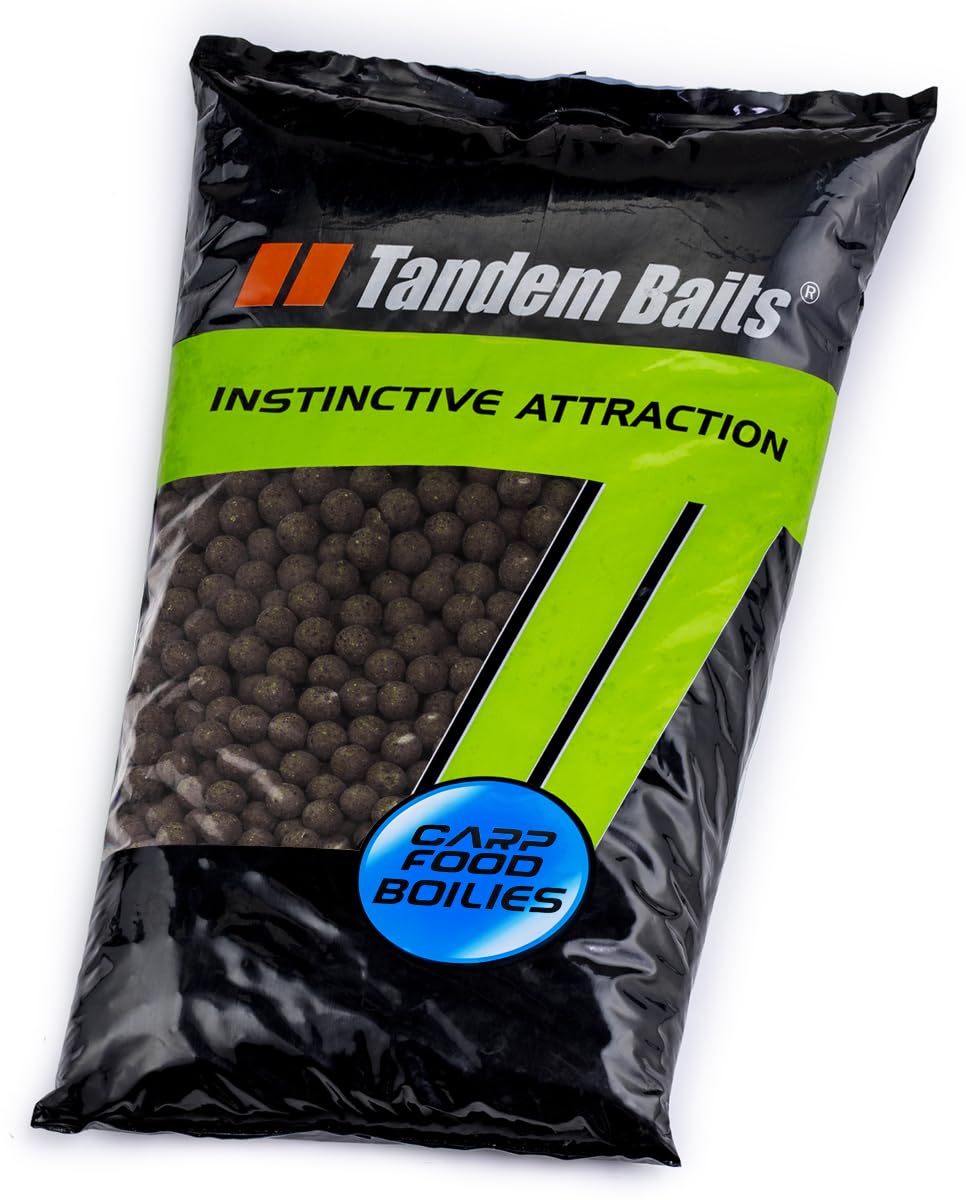 Tandem Baits Carp Food Boilies Tasty Boilies For Carp Fishing Bait Lure Attractant For Big Fish Fishing Carp & Fishing Accessories Black Halibut 18 mm 10 kg
