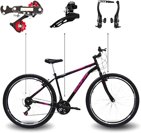 Bicicleta Aro 29 Bike Saidx Premium 21 Vel Quadro de Aço Carbono