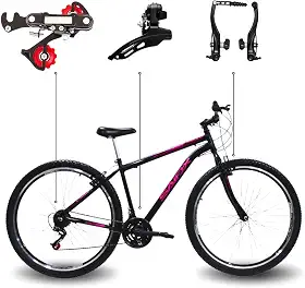 Bicicleta Aro 29 Bike Saidx Premium 21 Vel Quadro de Aço Carbono