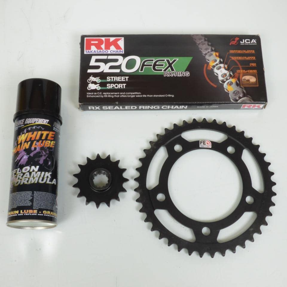 Kit chaîne France Equipement Honda CB 500 F pour trajets quotidiens