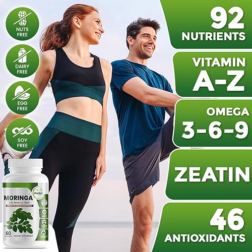 Miniatura 6 de Extracto de hojas oleifera Pure Moringa en cápsulas, 1