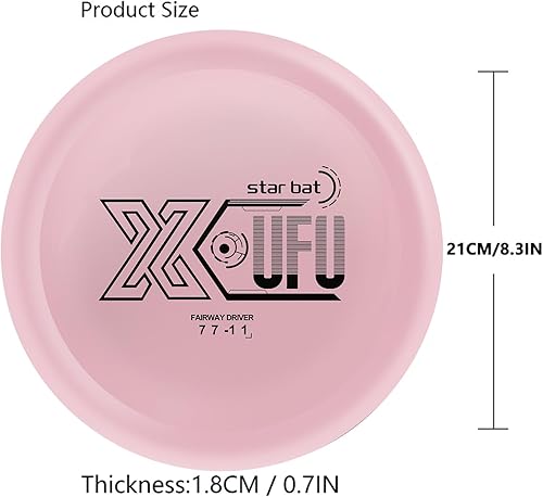 Miniatura 4 de X-UFO Juego de iniciación de Disc Golf, 5.64-6.00 oz, Putter de golf de disco, conductor de golf de disco, rango medio, juego de golf de disco para