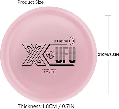 X-UFO Disc Golf Starter Set, 160-170g, Disc Golf Putter, Disc Golf Driver, Mid-Range, Beginner Disc Golf Set