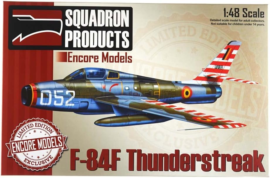 Encore Models Limited Edition 1/48 F-84F Thunder Streak Kit de modelo Encore Models Limited Edition 1/48 F-84F Thunder Streak Kit de modelo