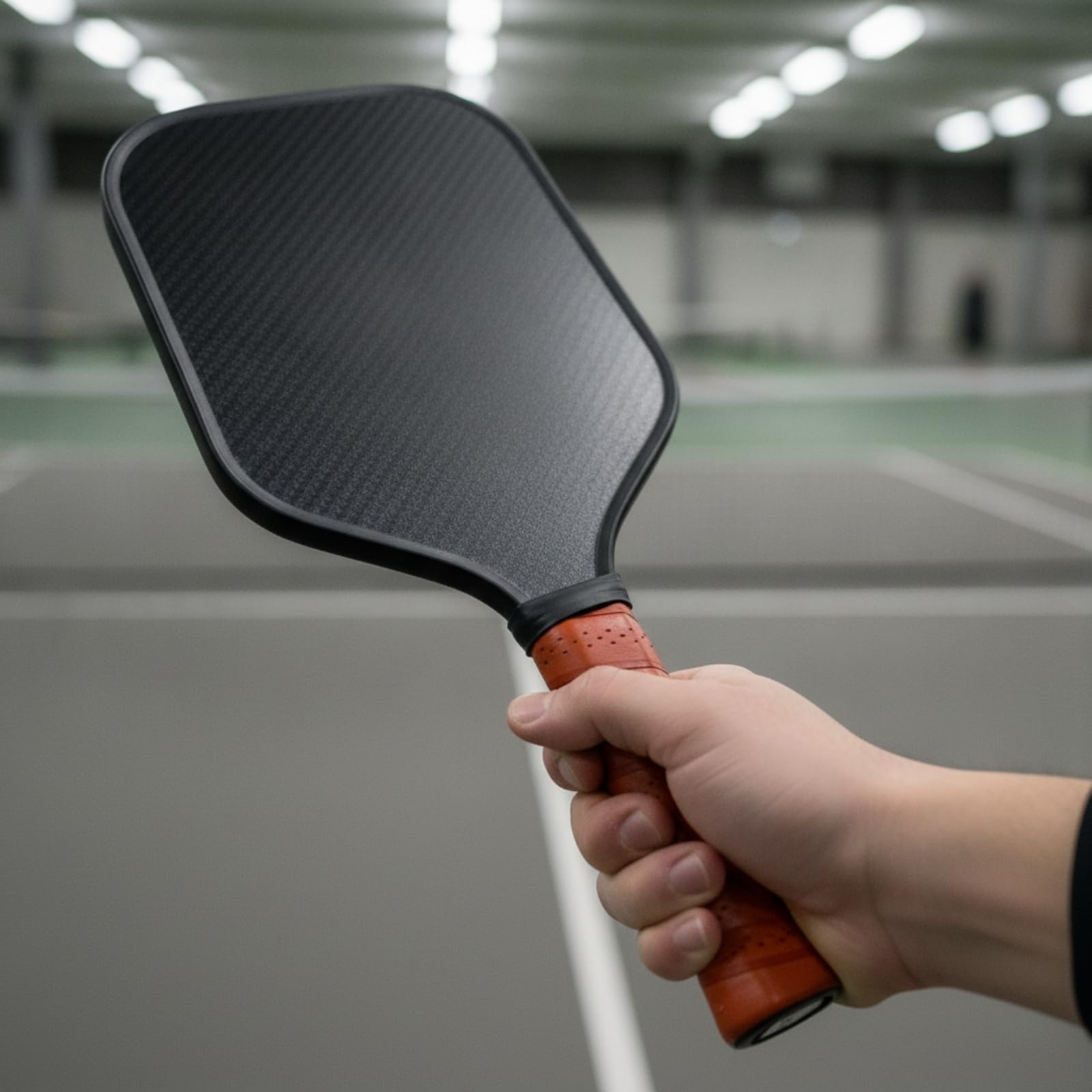 Ausgewogen Pickleball-Trainingsschläger | Matt, stoßdämpfend, Pickleball-Schläger mit Hülle, für Sportplatz