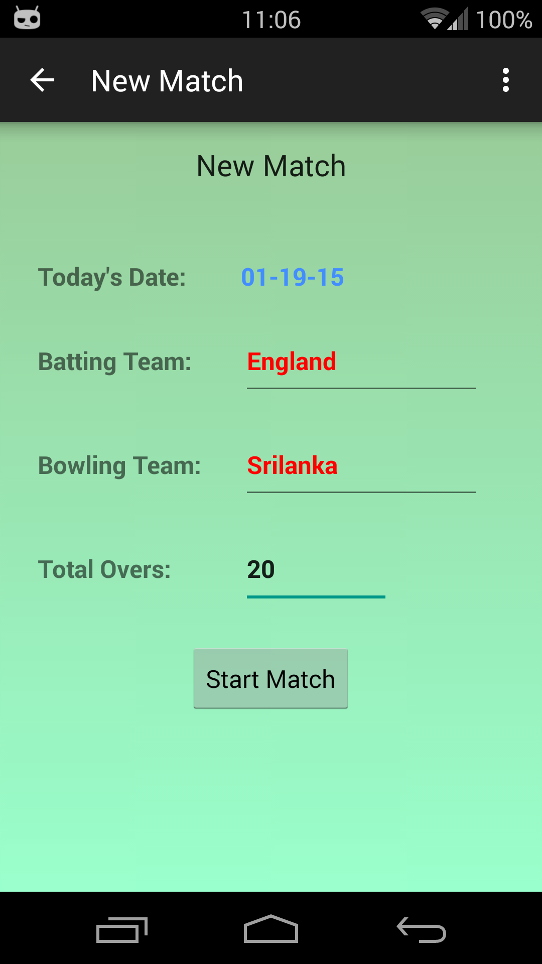 Light Cricket Scorer - App on Amazon Appstore