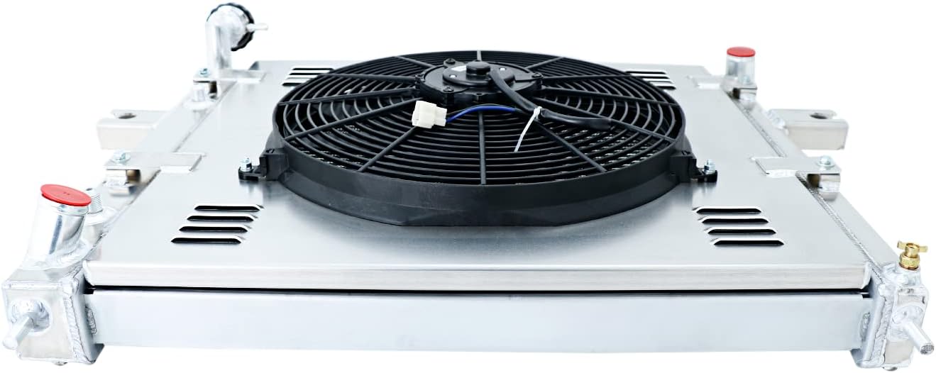 3ROW Aluminum Radiator+Shroud Fan For 1999 2000 2001 2002 2003 2004 Jeep Grand Cherokee 4.0L