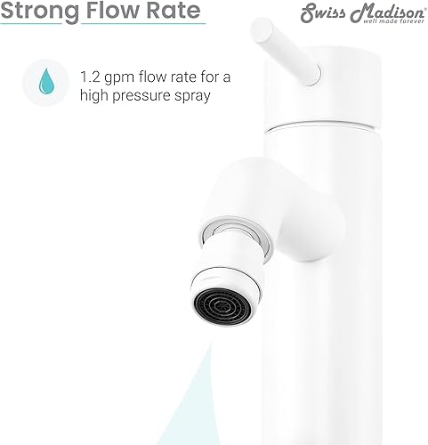 Miniatura 5 de Swiss Madison Well Made Forever SM-DF81N Ivy Bidet Grifo en Níquel