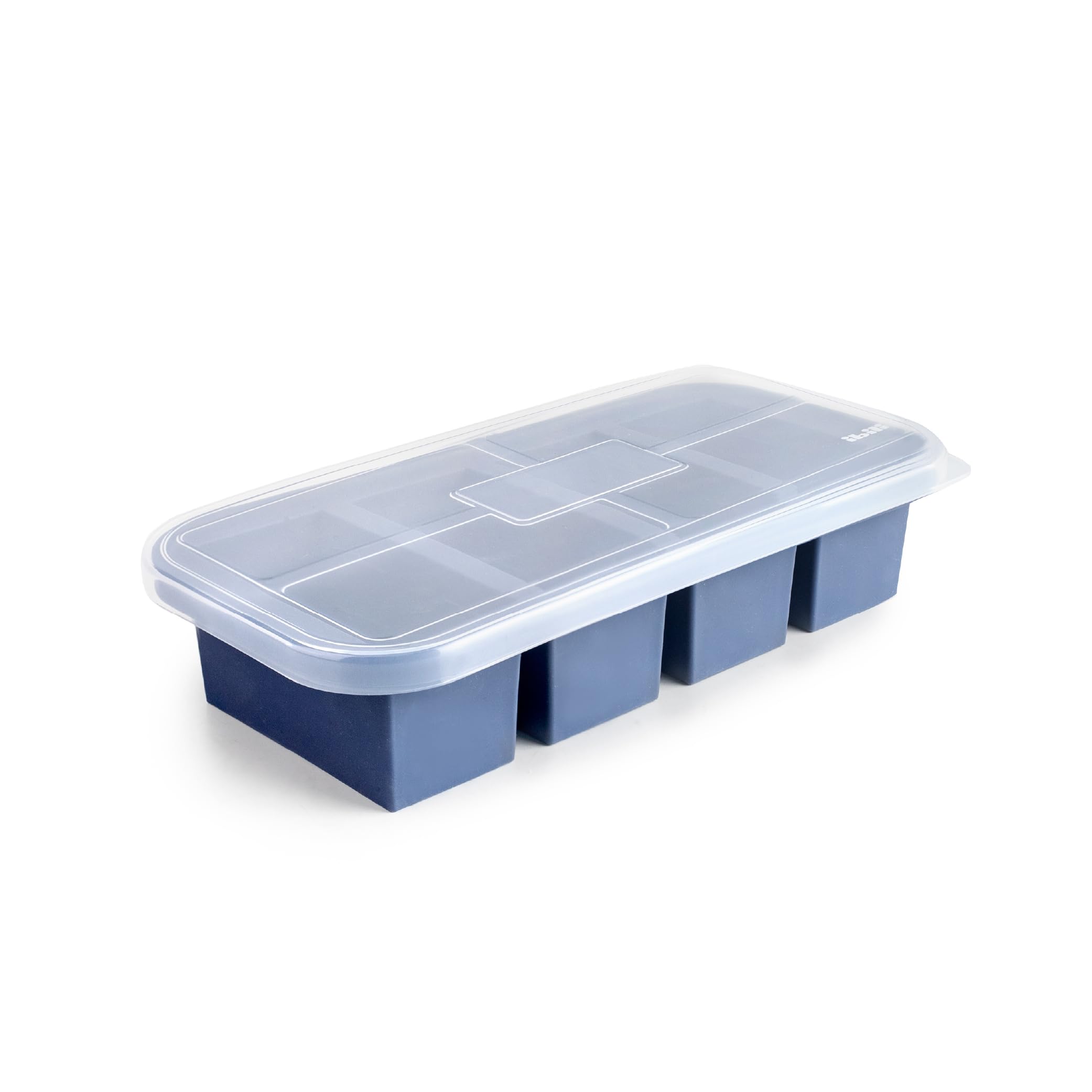 IBILI - Silicone Freezer Mold with Secure Locking Lid, Freeze Food, 4 x 250ml Servings