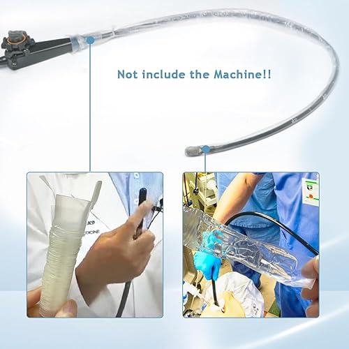 Miniatura 4 de Cubiertas para sondas transesofágicas, desechables, para ecocardiografía transesofágica, estéril, sin látex (10 piezas)