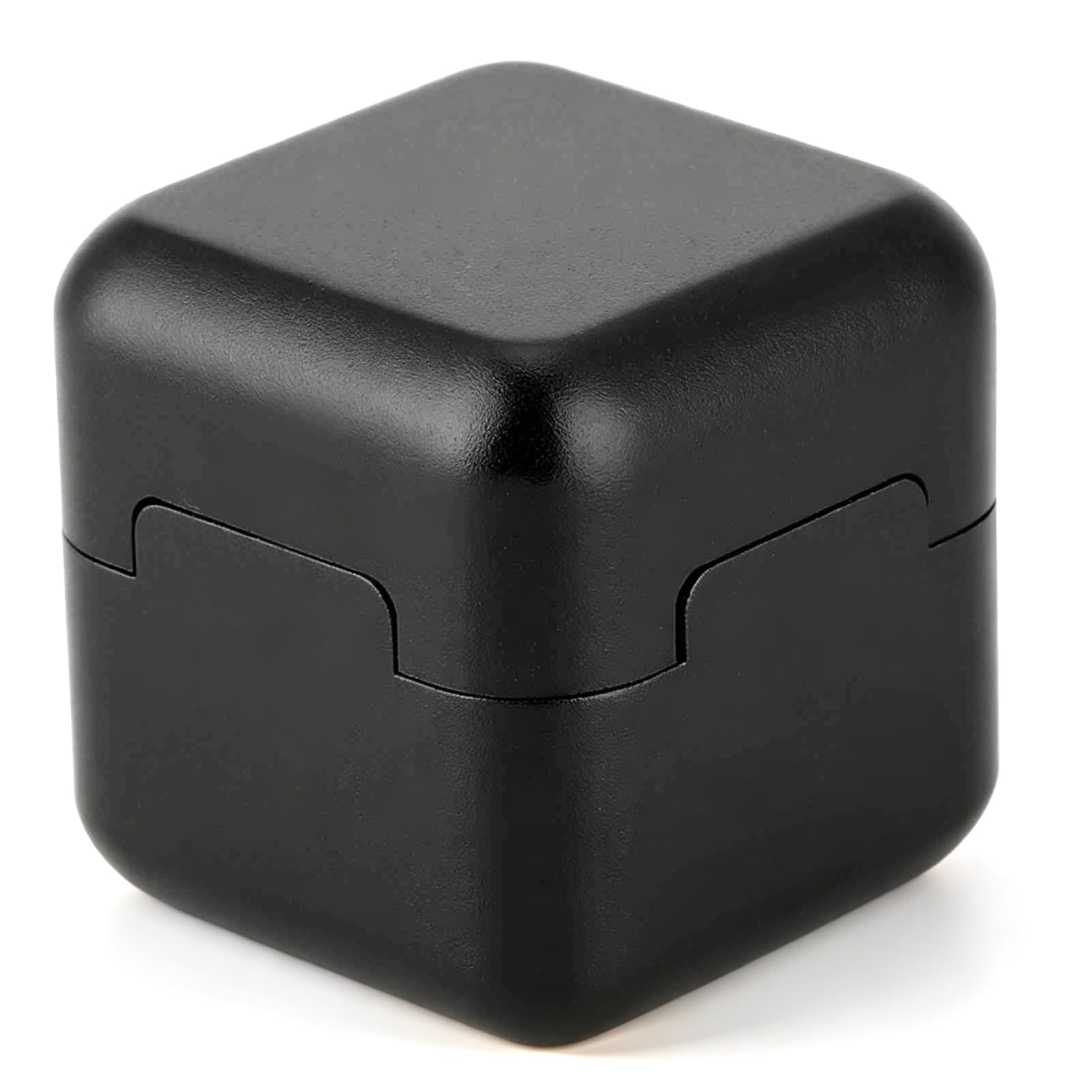Agatige 1.2x1.2x1.2inch Billiard Cues Chalk Holder, Aluminum Portable Mini Cues Tip Chalk Holder Billiard Pool Chalks Tip Case Billiards Accessories for Snooker Sports (Black)