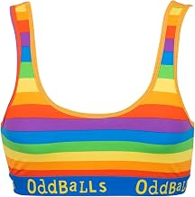 OddBalls Womens Bralette, 1 Pack - Seamless Wireless Low Back Bra