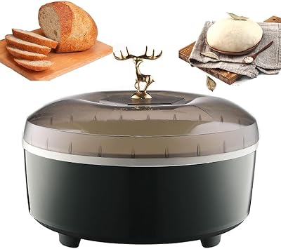 Electric Dough Proofer, 5L Bread Dough Proofing Machine with 30-65 C Temperature Control, Fermentation Machine Yogurt Maker with Stainless Steel Liner, Natto Maker Color Green