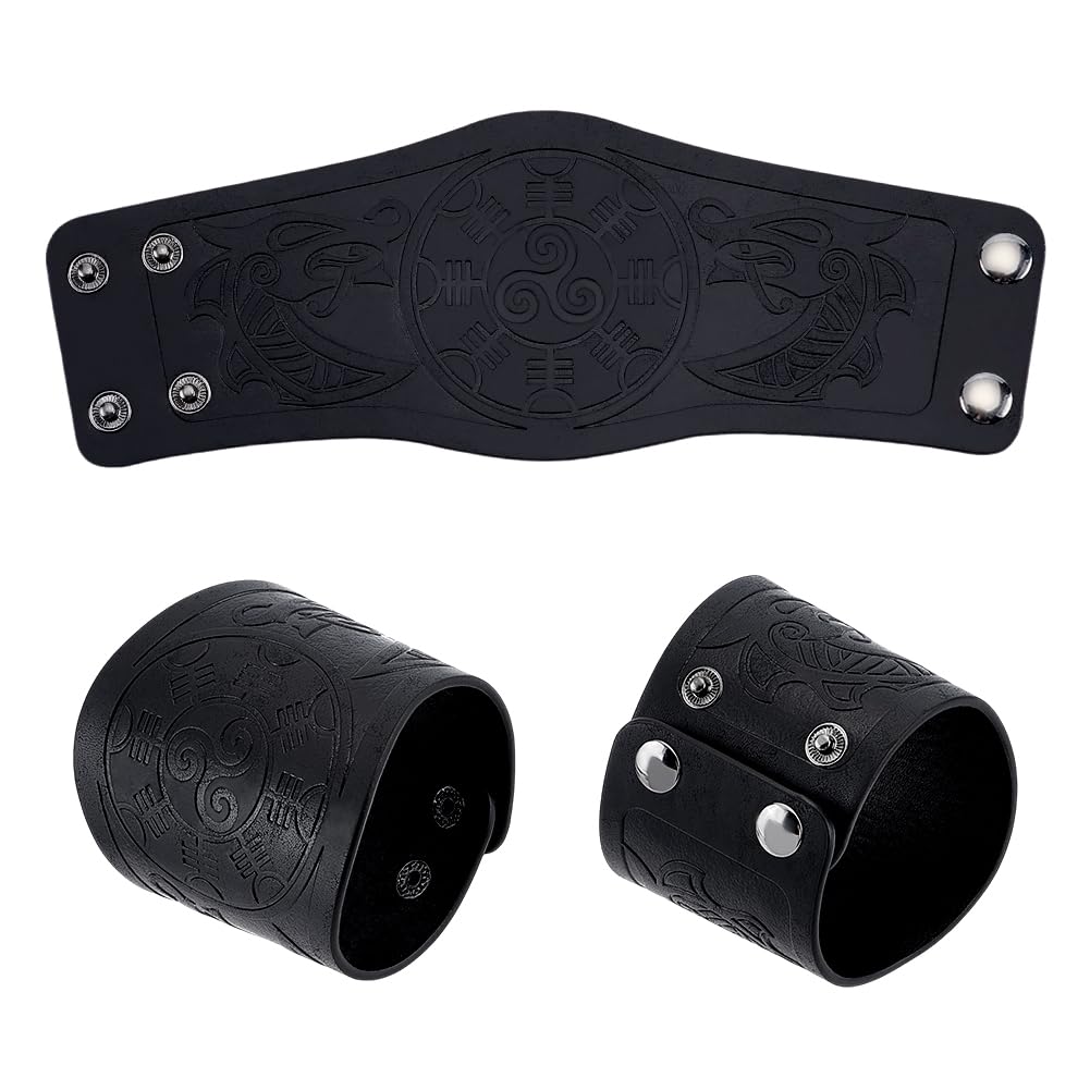 NBEADS Leather Arm Guard